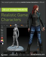 ZBrush® Studio Projects: Realistic Game Characters by Ryan Kingslien