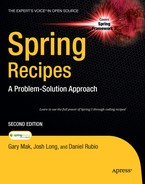 Spring Recipes, Second Edition 