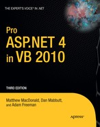 Pro ASP.NET 4 in VB 2010, Third Edition 