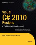 Cover image for Visual C# 2010 Recipes: A Problem-Solution Approach