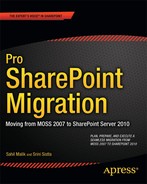 Cover image for Pro SharePoint Migration: Moving from MOSS 2007 to SharePoint Server 2010