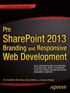 Pro SharePoint 2013 Branding and Responsive Web Development 