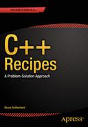 Cover image for C++ Recipes: A Problem-Solution Approach