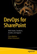 Cover image for DevOps for SharePoint: With Packer, Terraform, Ansible, and Vagrant