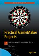 Cover image for Practical GameMaker Projects: Build Games with GameMaker Studio 2
