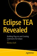 Cover image for Eclipse TEA Revealed: Building Plug-ins and Creating Extensions for Eclipse