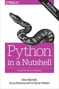 Python in a Nutshell, 3rd Edition 