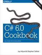 Cover image for C# 6.0 Cookbook, 4th Edition