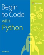 1 Starting with Python