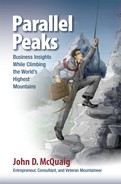 Cover image for Parallel Peaks: Business Insights While Climbing the World's Highest Mountains