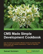 CMS Made Simple Development Cookbook 