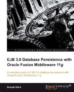 EJB 3.0 Database Persistence with Oracle Fusion Middleware 11g by Deepak Vohra
