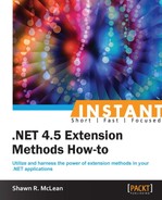 Cover image for Instant .NET 4.5 Extension Methods How-to