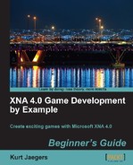 Cover image for XNA 4.0 Game Development by Example Beginner's Guide