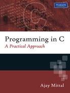 Programming in C: A Practical Approach, First Edition 