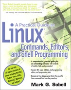 A Practical Guide to Linux® Commands, Editors, and Shell Programming 