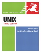 Cover image for Unix Third Edition: Visual Quickstart Guide