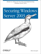 Securing Windows Server 2003 
