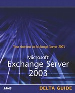 Microsoft® Exchange Server 2003 Delta Guide 
