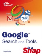 Cover image for Google™ Search and Tools in a Snap