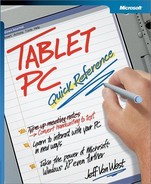 Tablet PC Quick Reference 