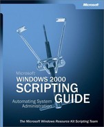 Microsoft® Windows® 2000 Scripting Guide 