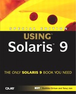 Special Edition Using® Solaris™ 9 