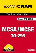 Cover image for Exam Cram MCSE 70-293 Planning and Maintaining a Windows Server 2003 Network Infrastructure
