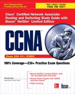 Cover image for CCNA Cisco Certified Network Associate Routing and Switching Study Guide with Boson NetSim Limited Edition (Exam 200-101, ICND2)