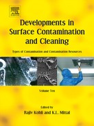 Cover image for Developments in Surface Contamination and Cleaning: Types of Contamination and Contamination Resources