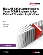 IBM z/OS V2R2 Communications Server TCP/IP Implementation: Volume 2 Standard Applications 