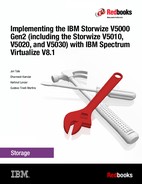 Implementing the IBM Storwize V5000 Gen2 (including the Storwize V5010, V5020, and V5030) with IBM Spectrum Virtualize V8.1 