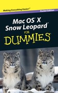 Cover image for Mac OS® X Snow Leopard® For Dummies®, Pocket Edition