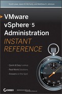 Cover image for VMware vSphere® 5 Administration: Instant Reference
