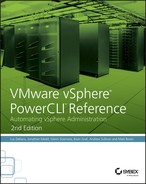 Cover image for VMware vSphere PowerCLI Reference
