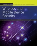 Cover image for Wireless and Mobile Device Security