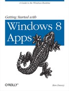 Cover image for Getting Started with Windows 8 Apps