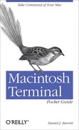 Macintosh Terminal Pocket Guide by Daniel J. Barrett