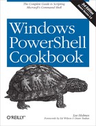 Cover image for Windows PowerShell Cookbook, 3rd Edition