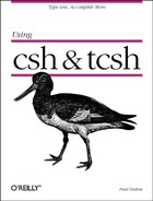 Using csh & tcsh by Paul DuBois
