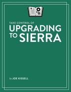 Take Control of Upgrading to Sierra 