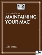 Take Control of Maintaining Your Mac, 3rd Edition 