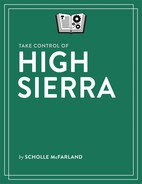 Cover image for Take Control of High Sierra