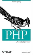 Cover image for PHP Pocket Reference
