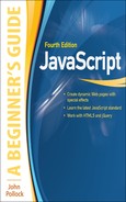 JavaScript A Beginners Guide 4/E 