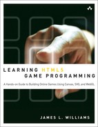 Learning HTML5 Game Programming: Build Online Games with Canvas, SVG, and WebGL 