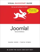 Cover image for Joomla!: Visual Quickstart Guide, Second Edition