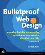 Bulletproof Web Design: Improving flexibility and protecting against worst-case scenarios with HTML5 and CSS3, Third Edition 