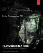 Cover image for Adobe® Dreamweaver® CS6 Classroom in a Book®