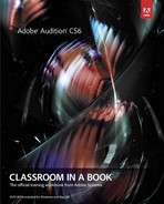 Adobe® Audition® CS6 Classroom in a Book®: The official training workbook from Adobe Systems 
